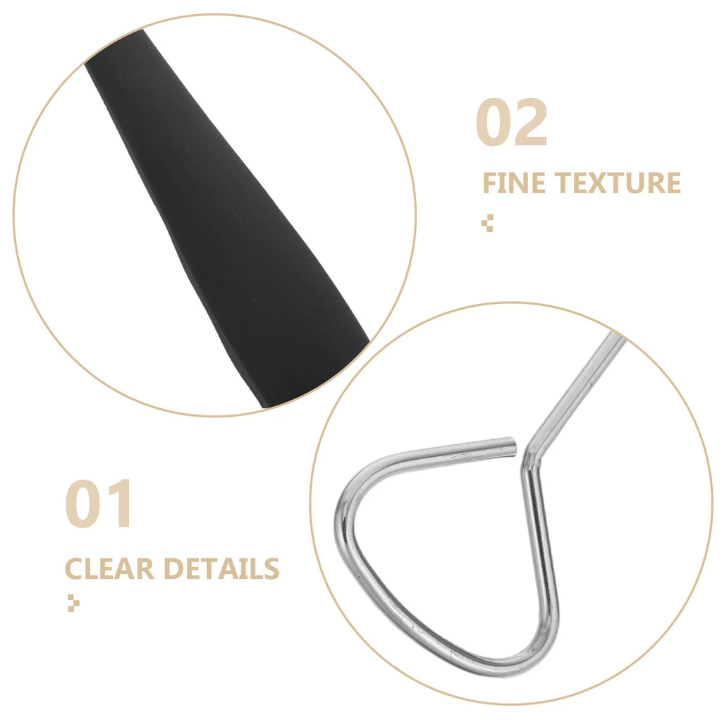 1Set Stainless Steel Chocolate Decorating Spoon Sauce Drizzle Spoon Candy Dipping Fork Cake Baking Tools Decorating Pastries