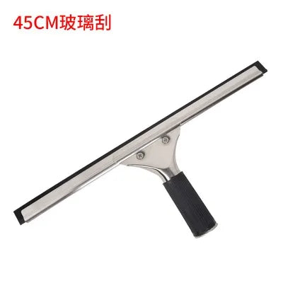 Silicone Squeegee Washing Glass Wiper with Blade,Stainless Steel Window Cleaning Tool, Home Bathroom Mirror, Kitchen Accessories