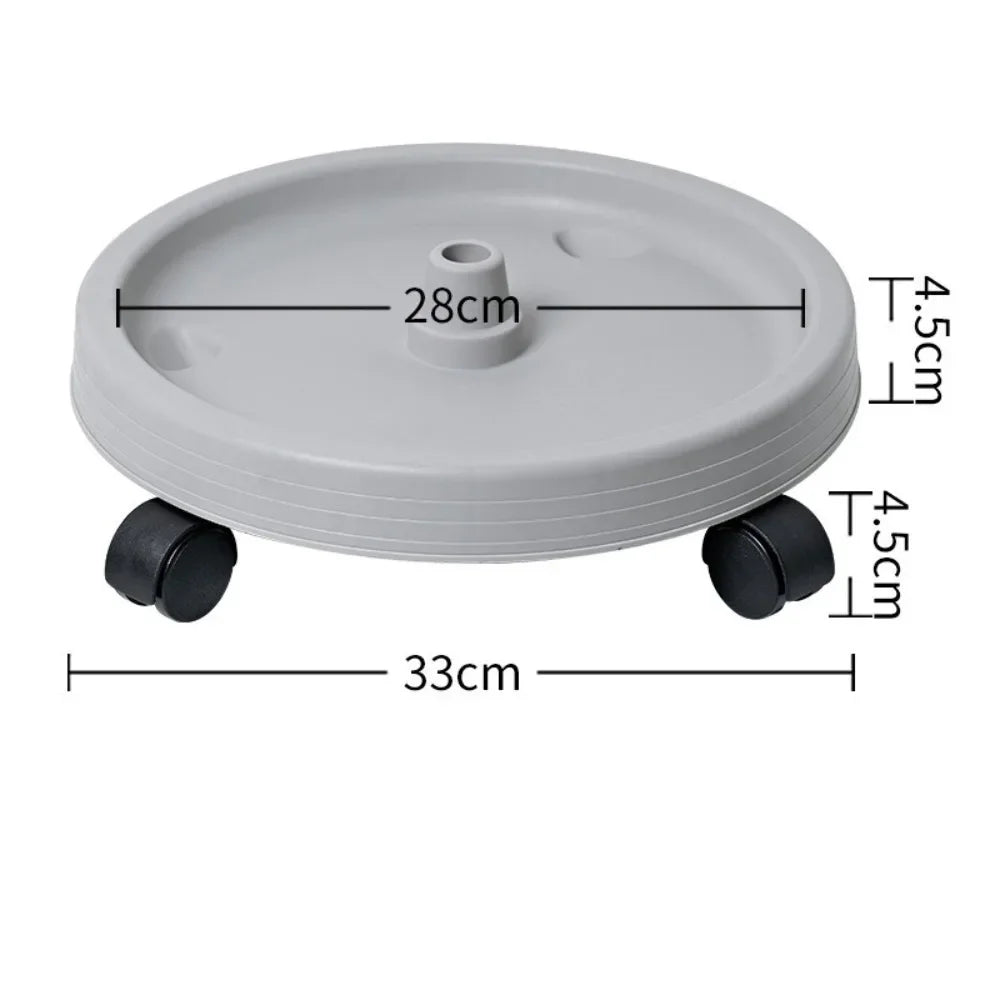 New Vertical Tower Stackable FlowerPot Plastic with Movable Casters Flower Pot Multi-layer Strawberry Planter Tower Home Garden