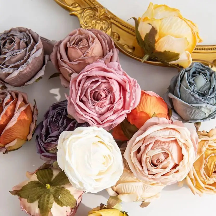 Artificial Rose Hotsale Wedding bridal bouquet Decor Wreath Home vase Valentine's day Outdoor Garden wall Party wreath diy gift