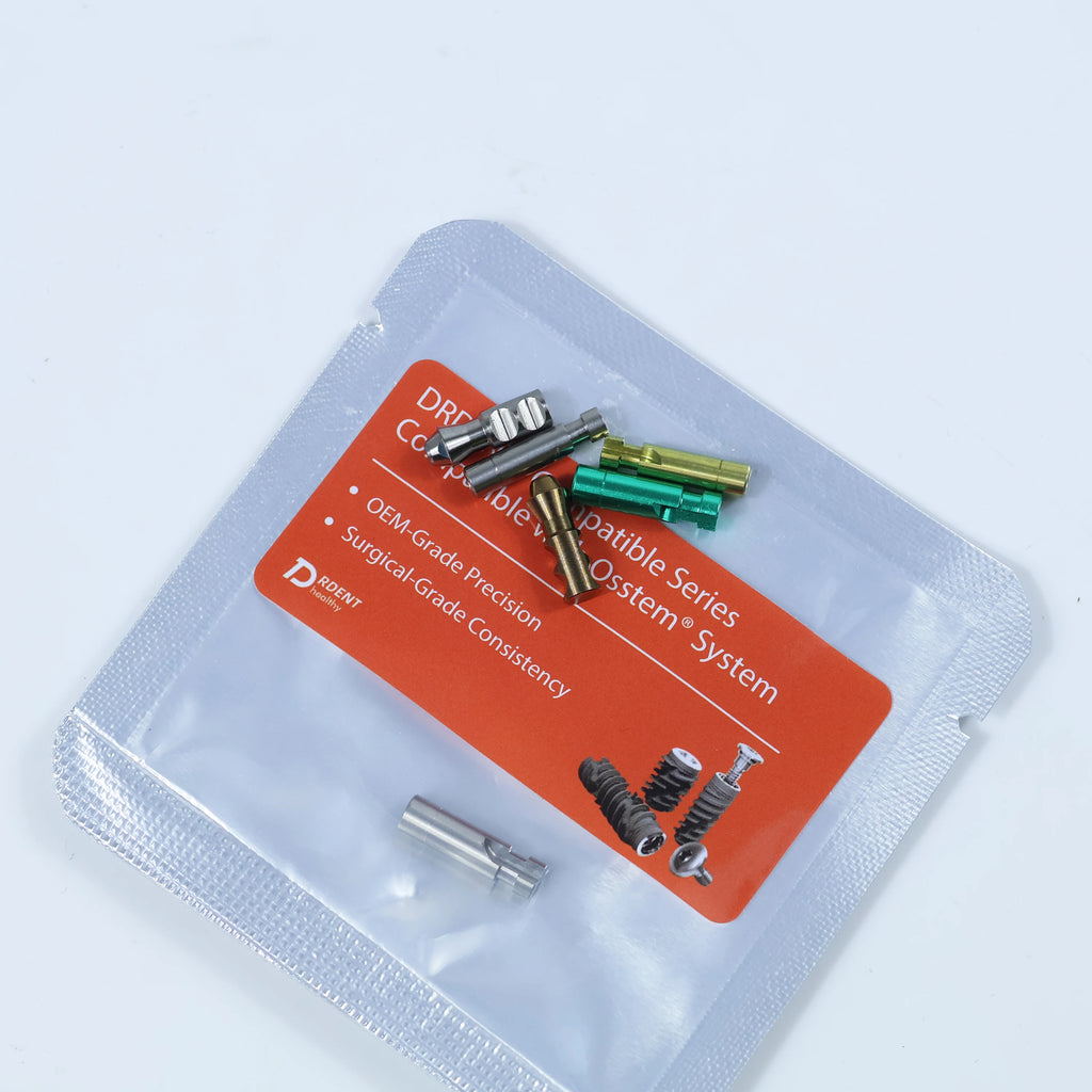 ITI Straumann Dentium Osstem Accessories Dental Implant Screw Driver Open Closed Tray Analog RC NC Cap