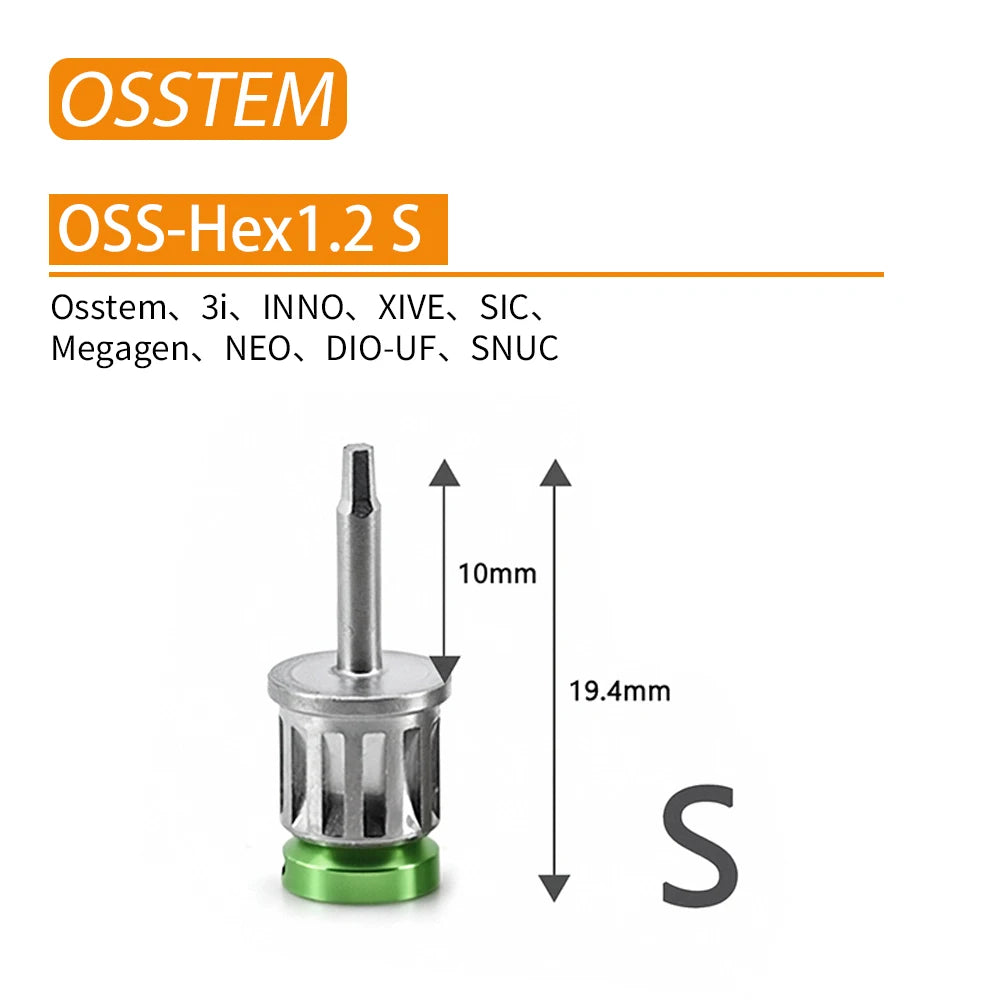 ITI Straumann Dentium Osstem Accessories Dental Implant Screw Driver Open Closed Tray Analog RC NC Cap