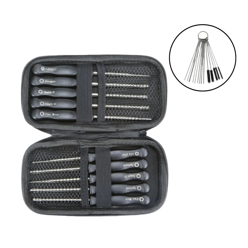 10pcs Carburetor Adjustment Tool Single D Double D Hexagon Hex Socket Kit Set Screwdriver Kit Small Carburetor Tune up