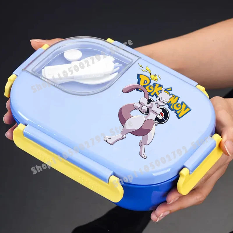 Pikachu Pokemons Girl Boy Cartoon Lunch Boxs Student Charmander Portable Bento Case Insulated Lunch Box Kids Birthday Cute Gift