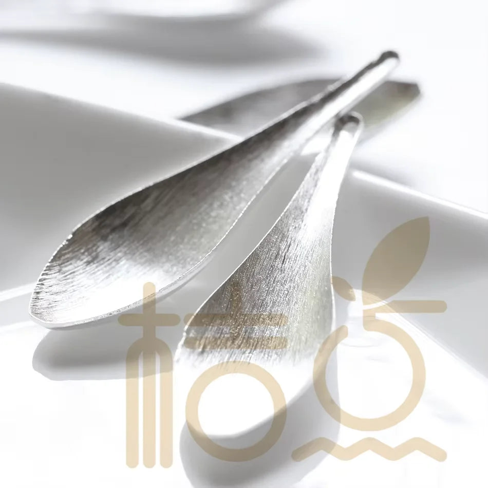 DIY Supply-Premium Plated Solid Brass Finding Brushed Spoon - 50x14mm (4332C)
