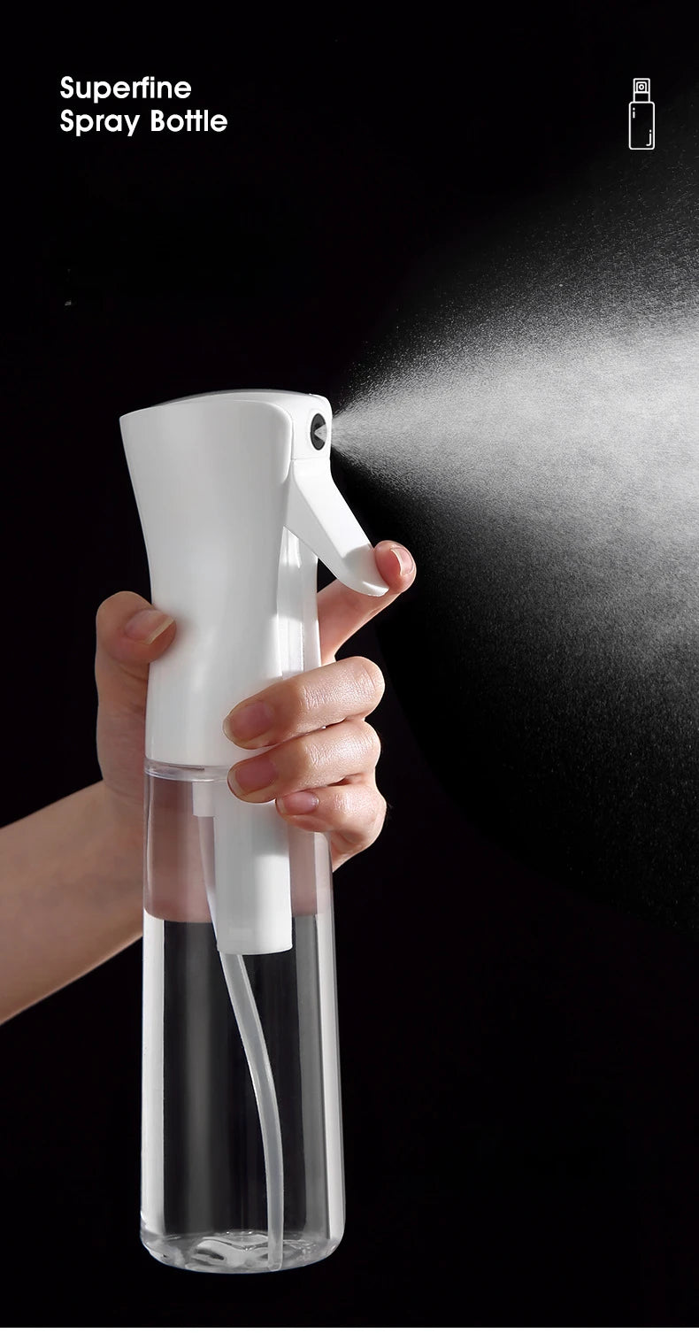 500/300/200ml Hair Spray Bottle Refillable Bottles Continuous Mist Watering Can Automatic Salon Barber Water Sprayer Hair Tools