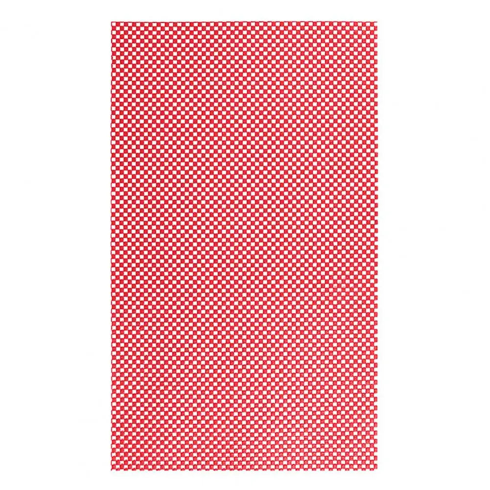 PVC Kitchen Shelf Liner Table Mat Drawers Cabinet Shelf Liners Cupboard Placemat Non-slip Wardrobe Shelves Gridding Liner Mat