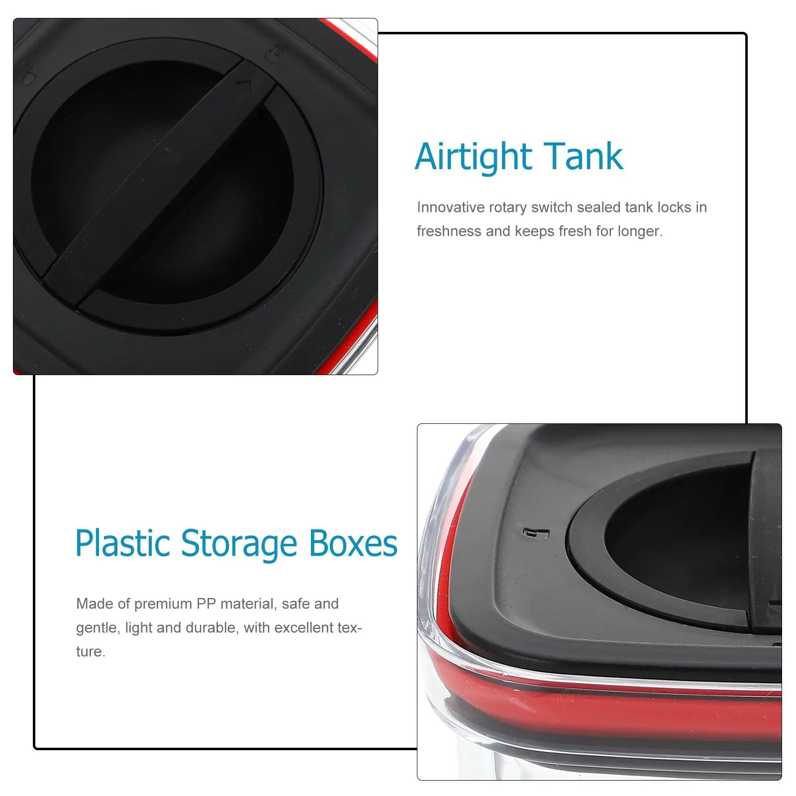 Spiral Airtight Storage Tank Kitchen Containers Seal Jar PP Plastic Boxes Food Household Cereal Holder Stackable Dried Fruit