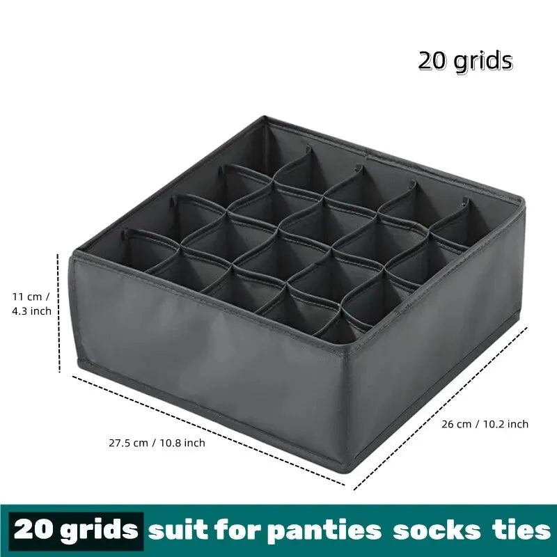 1pc Fabric Underwear Storage Box Drawer Organizers For Closet Organization And Storage Of Socks Underwear Ties And More