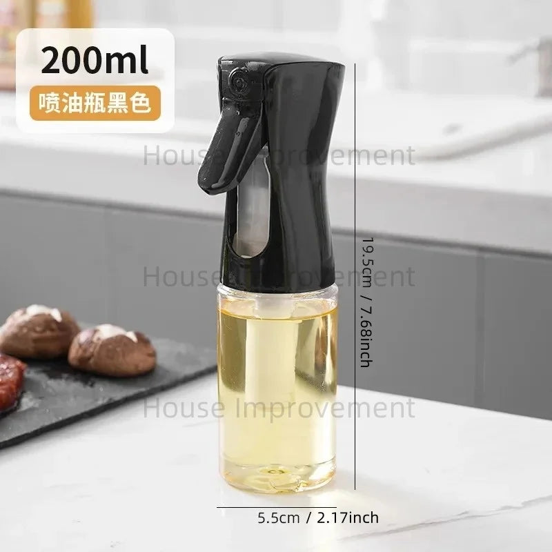 200/300/500ml Oil Sprayer for Cooking BBQ Salad Olive Oil Spray Dispenser Bottle Non-Slip Handle Suitable Kitchen Cooking Baking