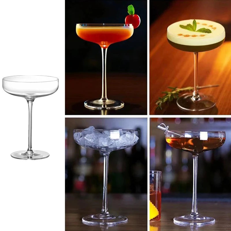 1PCS 180ml Plastic Bartender Cocktail Cups For Home Wedding Party Tableware Disposable Plastic Champagne Cups Wine Cups Barware