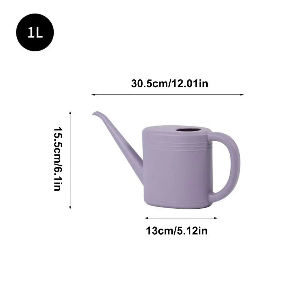 Flower Watering Can 1L Portable Waterer Long Spout Small Watering Can For Balcony Patio Horticulture Outdoor Indoor Garden Home