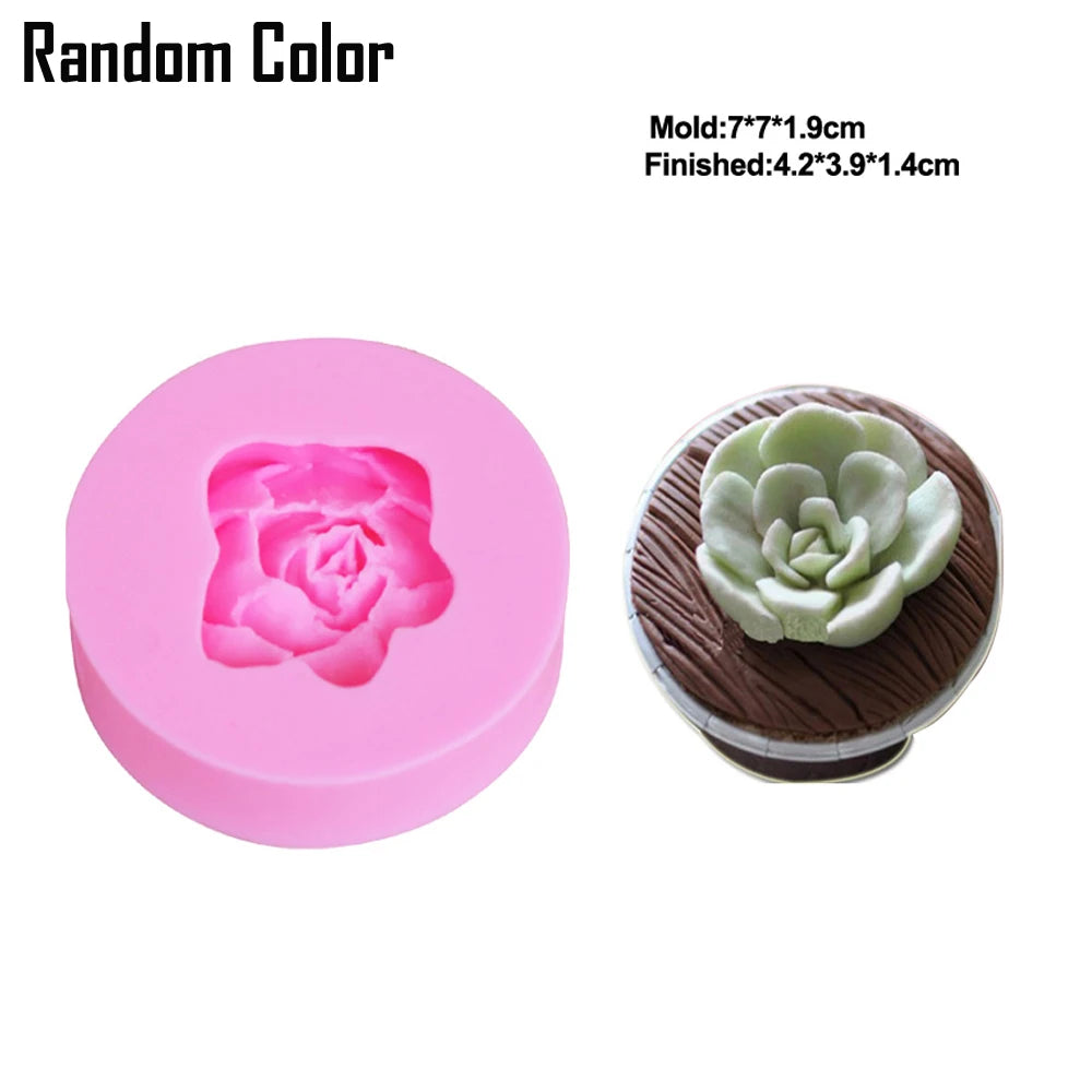 Kinds of Cactus Candle Candy Silicone Mold Aromatherapy Gypsum diy Handmade Succulent Plaster Resin Soap Baking Mould M2740