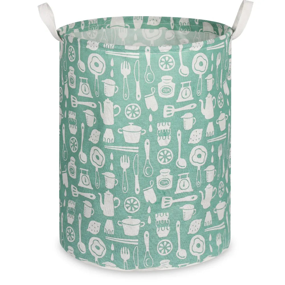 Modern Design Large Home Sundries Bucket Dirty Clothes Bag Storage Hamper Laundry Basket