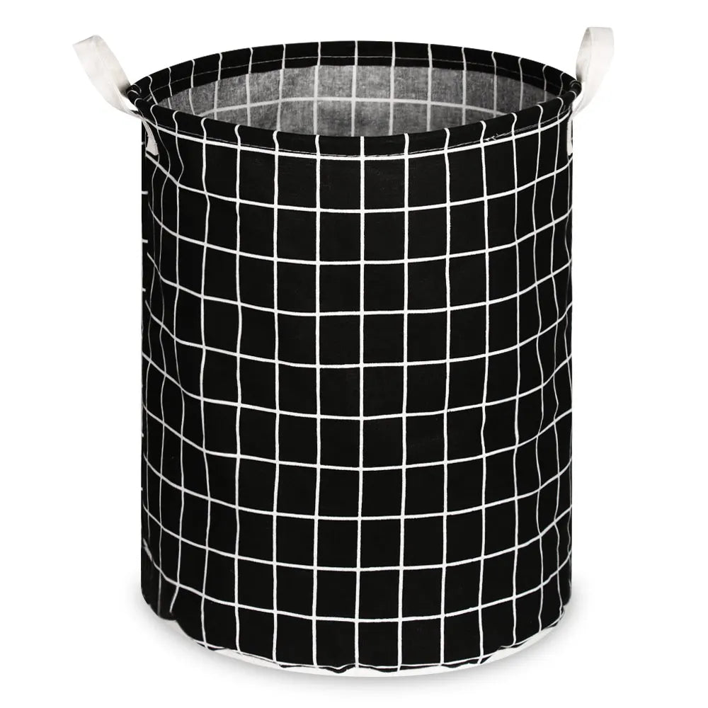 Modern Design Large Home Sundries Bucket Dirty Clothes Bag Storage Hamper Laundry Basket