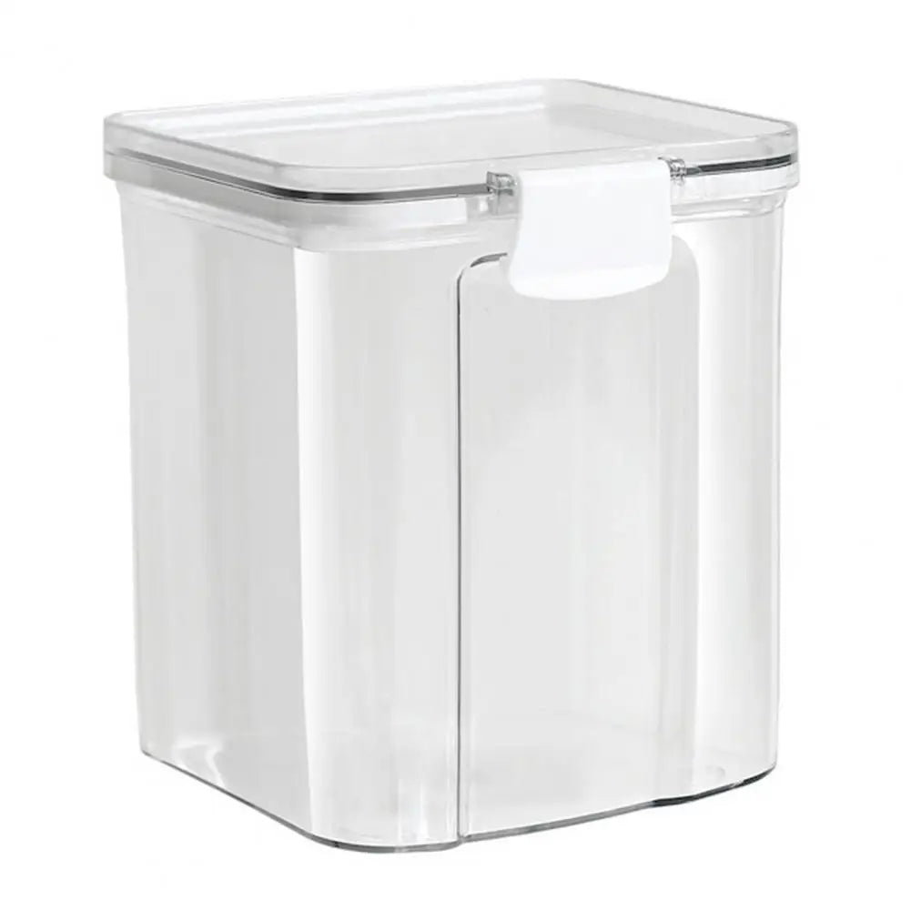 Transparent Sealed Food Storage Ja Airtight Lock Dustproof Moisture-proof Rice Cereal Milk Powder Container Tea Storage Case