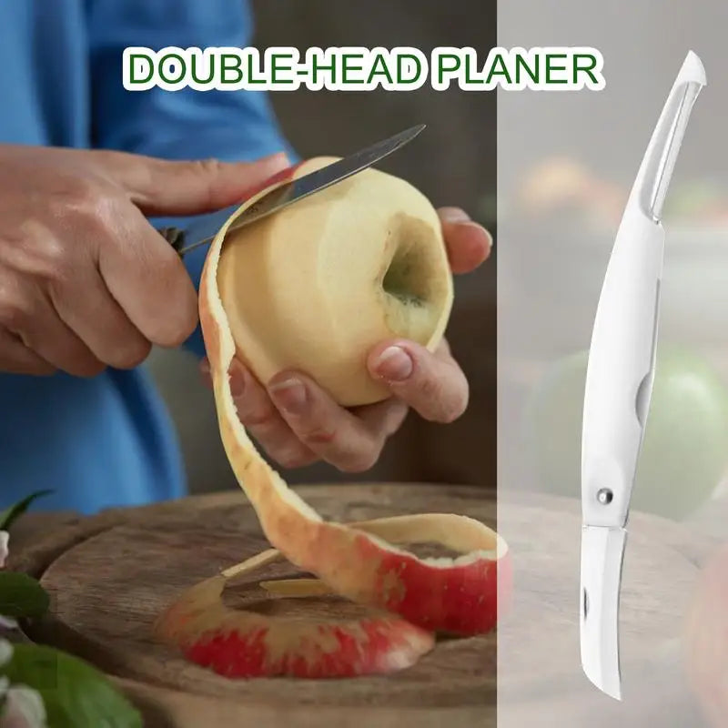 Peelers For Kitchen Double Head Fruit Peeler Slicer Stainless Steel Grater Cutter With Ergonomic Handle Kitchen Gadgets For
