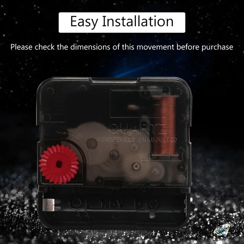 7 Sets Quartz Clock Movement Mechanism, Silent Short Shaft Clock Mechanisms With Hands, Wall Clock Mechanism Parts