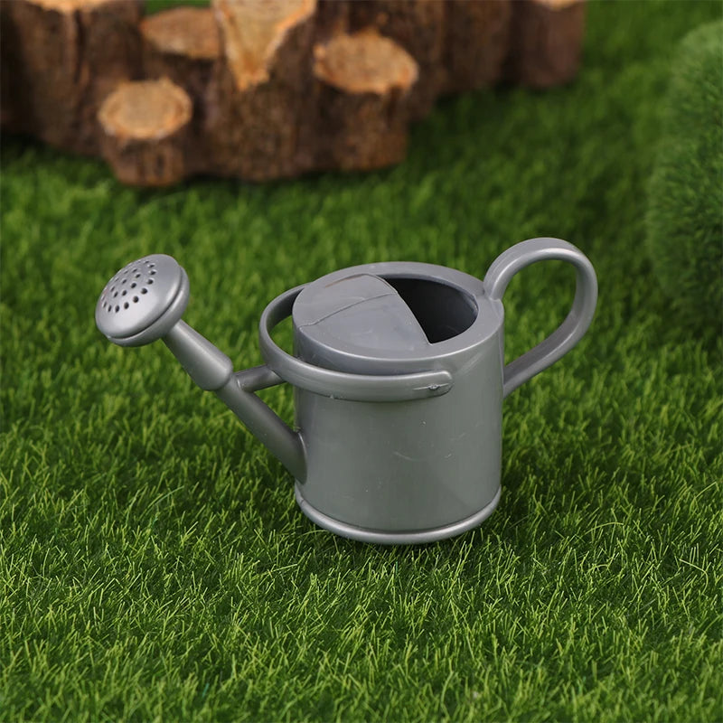 1:12 Dollhouse Miniature Watering Can Bucket Sprinkler Shovel Model Gardening Tools Decor Toy Doll House Accessories