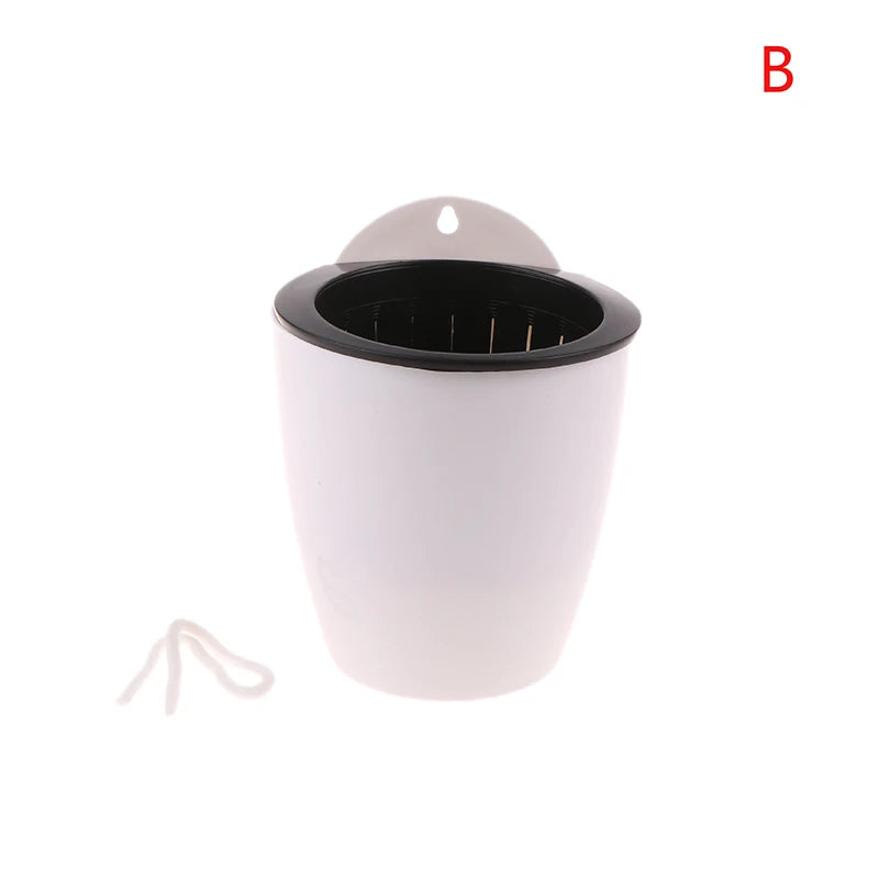 Flower Pot Exquisite Wall-mounted Plastic Wall Hanging Basket Flowerpot For Outdoor Garden Balcony Planter Bucket Home Decor