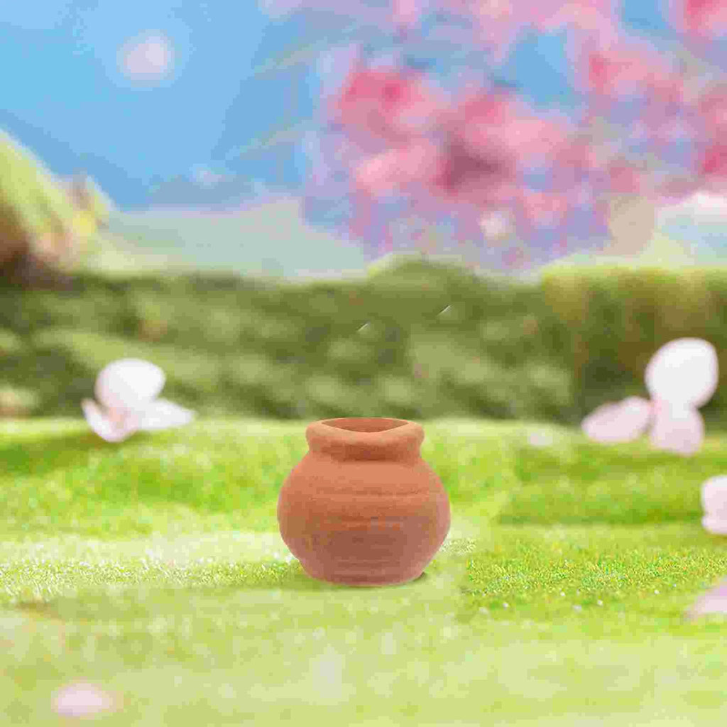 8 Pcs Mini Terracotta Flower Pots Thumb Succulent Planters Small Clay Pot For Garden Dollhouse Pottery Container Gift
