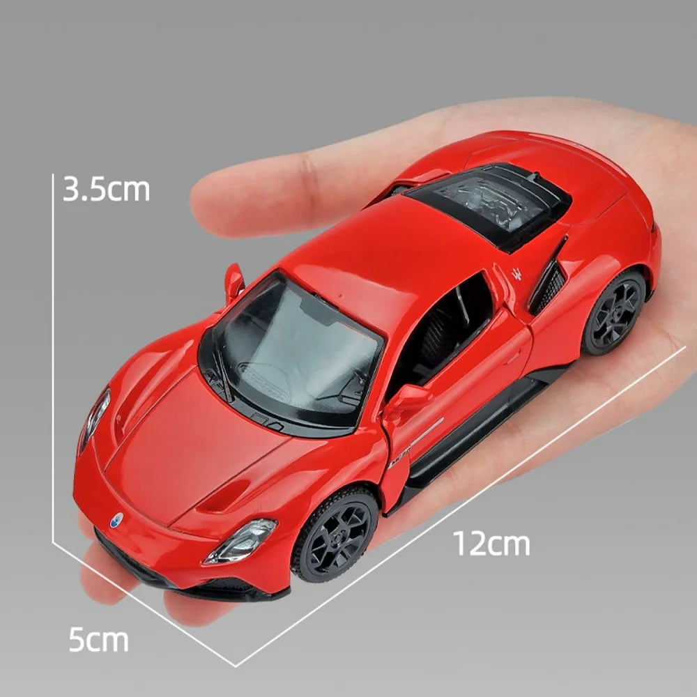 Maserati MC20 Supercar Simulation Diecast & Toy Vehicle Pull Back Car RMZ city 1:36 Alloy Collection Model Gifts For Children