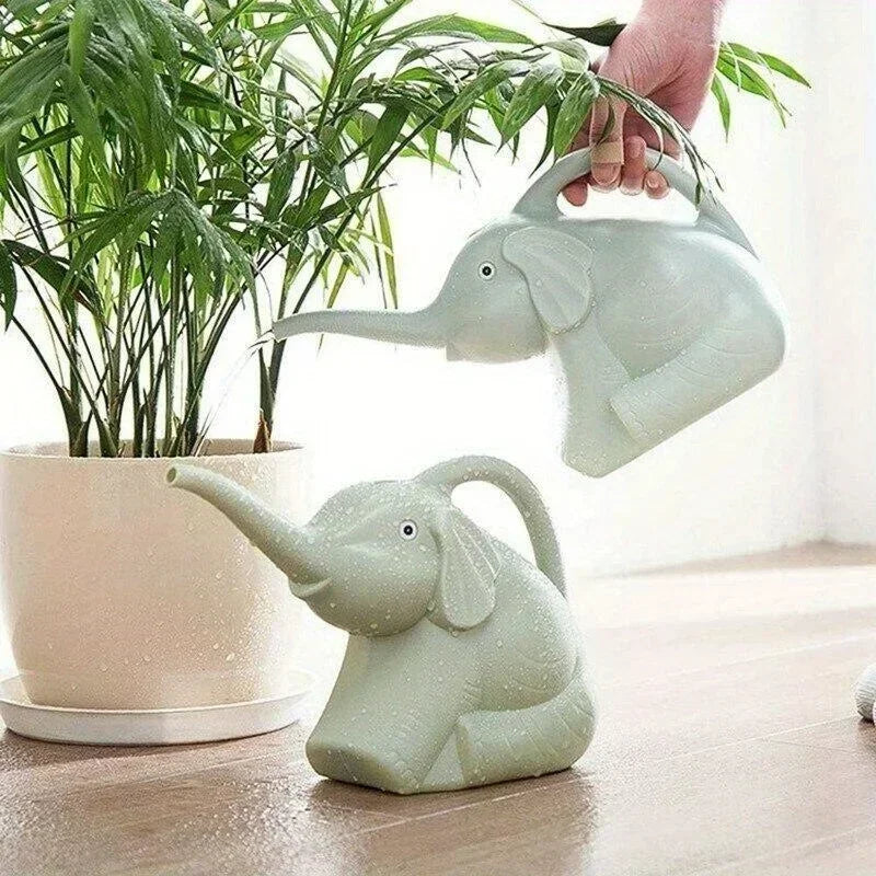 Cute Elephant - Shaped Watering Cans PP Pot Gardening Tools Water Bottle Household Small Water Spray Pot