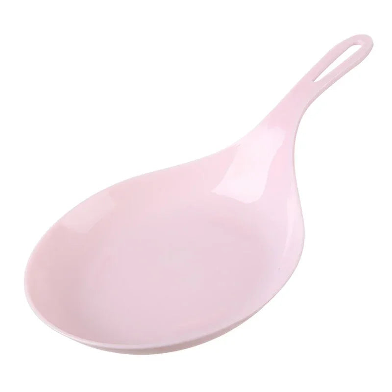 Korean Handheld Dish Fashion with Handle Large Spoon Tray Fries Fried Chicken Snack Plate Fruit Dessert Cake Platter New 2025