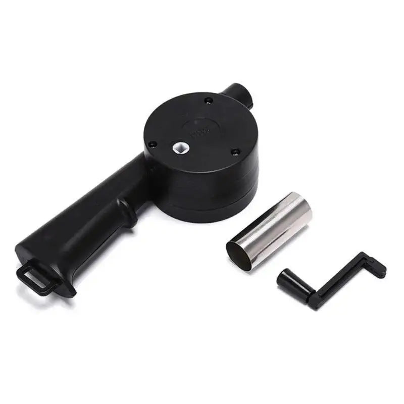 LMETJMA Hand BBQ Fan Outdoor BBQ Fan Air Blower for Barbecue Picnic Manual Grill BBQ Fan Fire Bellows BBQ Tools KC0266