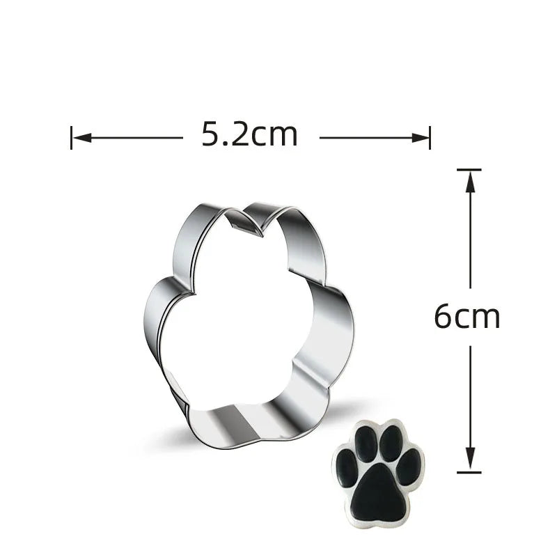 Biscuit Cookie Cutter Embosser Mold Dog For Cake Chocolate Decorating Tools Pastry And Bakery Baking kitchen Accessories Fondant