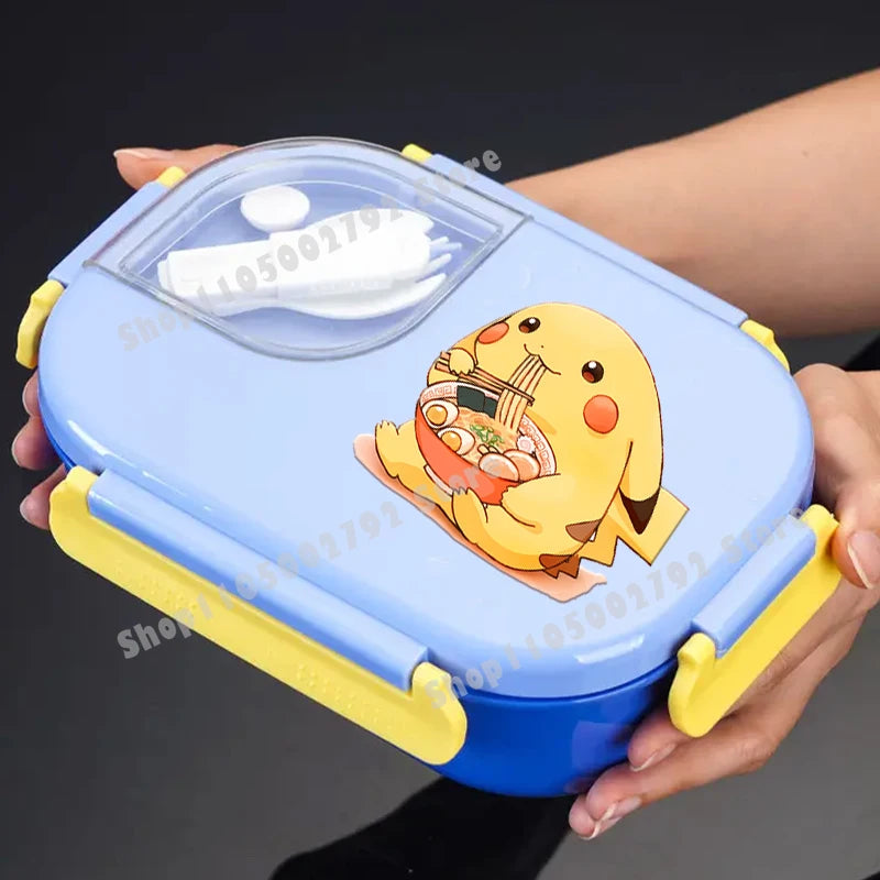 Pikachu Pokemons Girl Boy Cartoon Lunch Boxs Student Charmander Portable Bento Case Insulated Lunch Box Kids Birthday Cute Gift