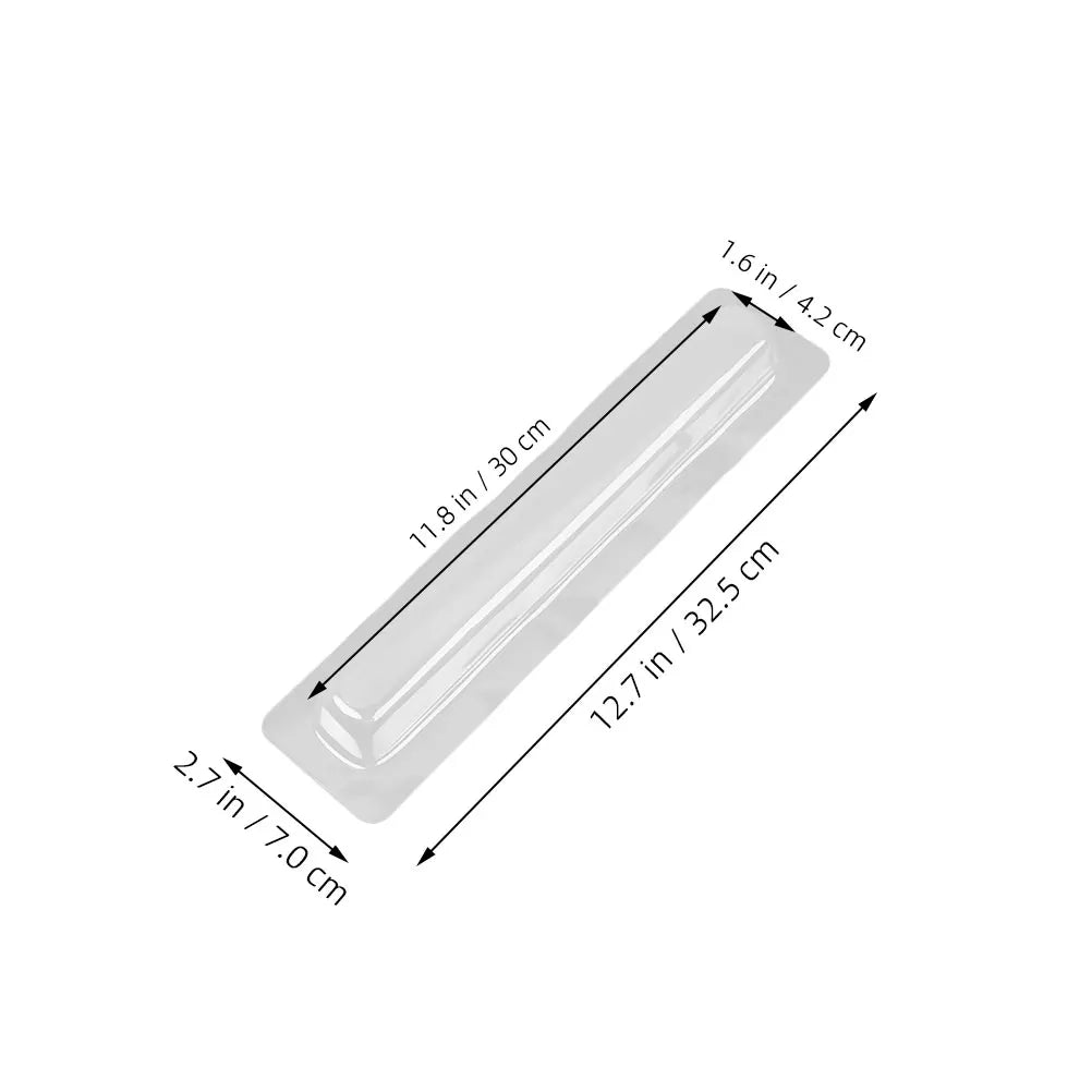 12pcs Plastic Clock Pointer Protection Box Transparent Anti-Squeeze Quartz Wall Clock Hands Arms Cover Shell Movement Parts