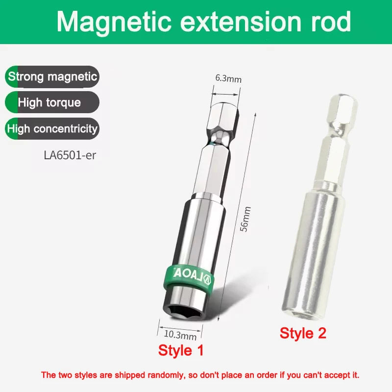 LAOA Screwdriver Bit Adapter Electric Drill Connector Rod Quick - release Connector Rod Bit Extension Rod