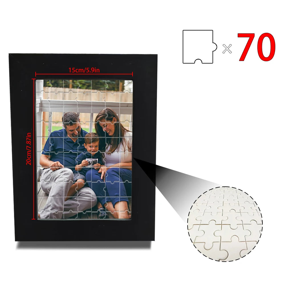 1 pc Custom Puzzle,with Frame or Only puzzles,Upload Your Image for Unique Home Wall Art,Wedding Anniversary Puzzle Gift