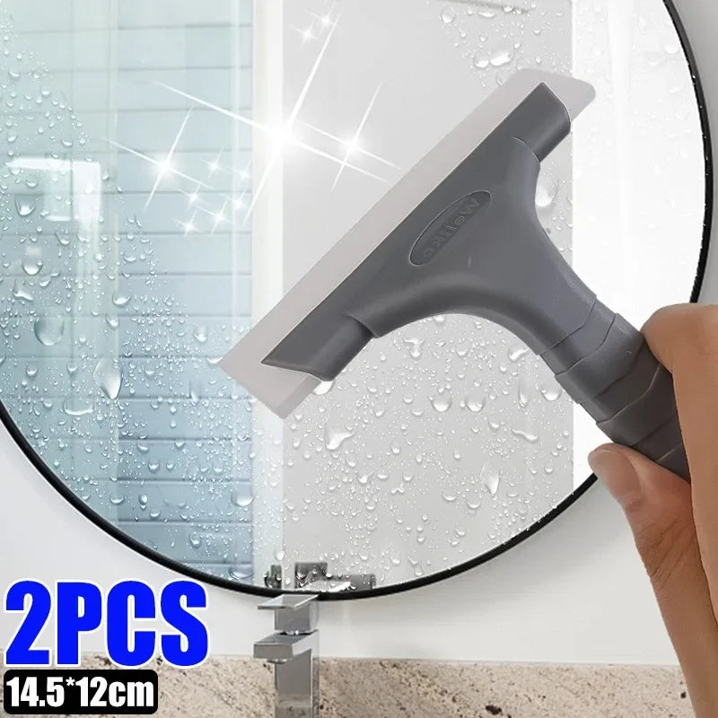 Car Glass Film Multifunctional Scraper Car Windshield Wiper Cleaner Bathroom Glass Washer Silicone Blade Cleaning Accessories