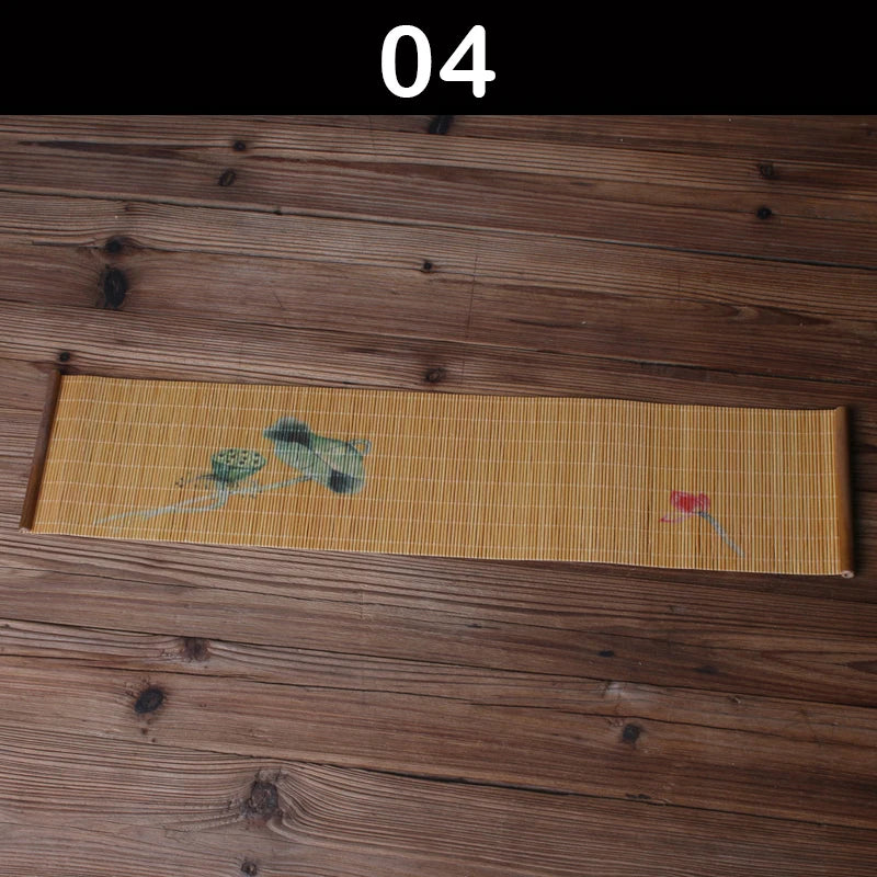 Tea Cup Mat Bamboo Weaving Heat Resistent Bamboo Table Placemat Tableware Zen Table Runner Coasters Tea Ceremony Accessories