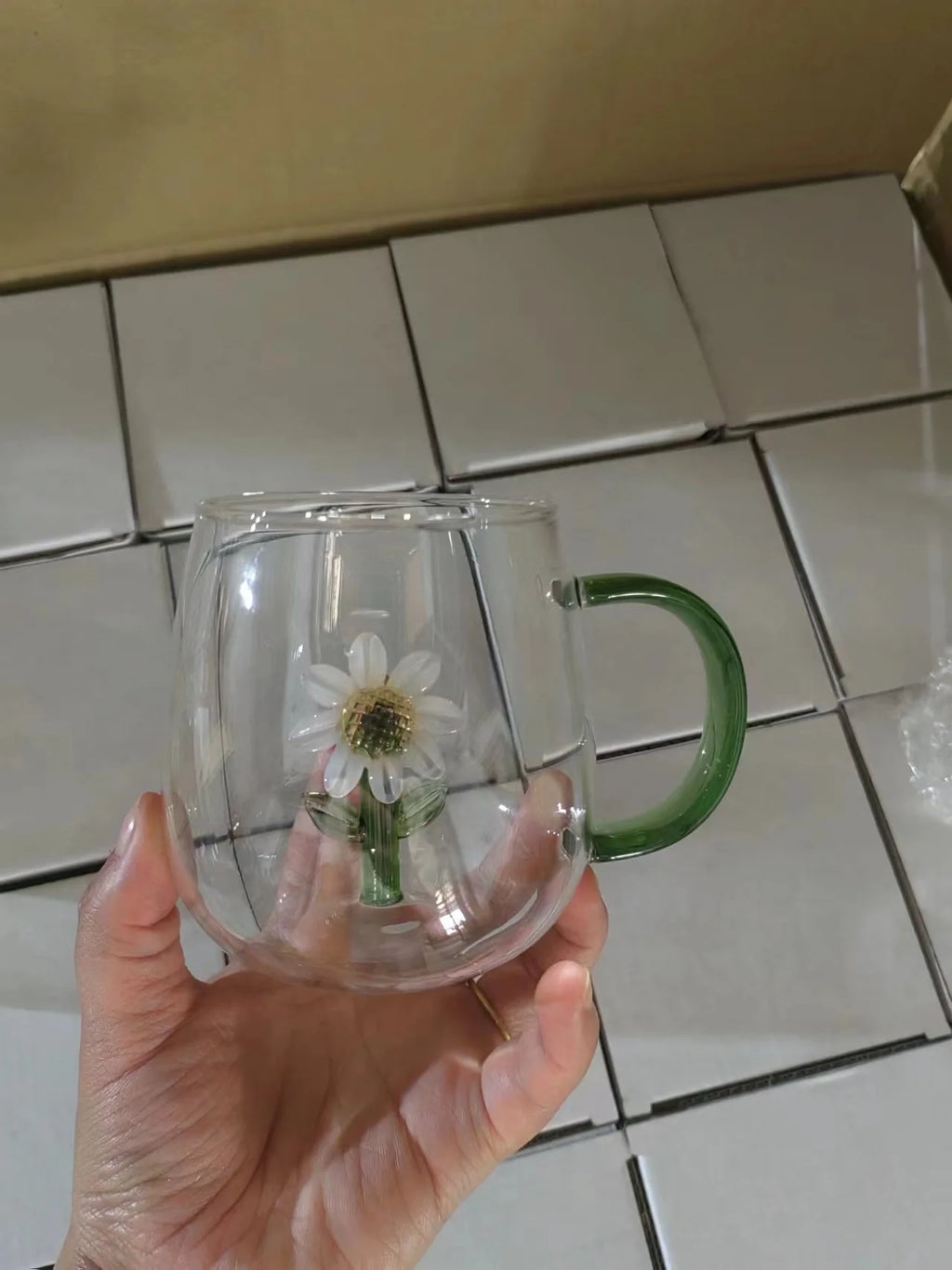 3D Cartoon Animal Shape Glass Cup for Home, Cute Water and Coffee, Single Layer Cup with Guests, Juice and Cold Drink