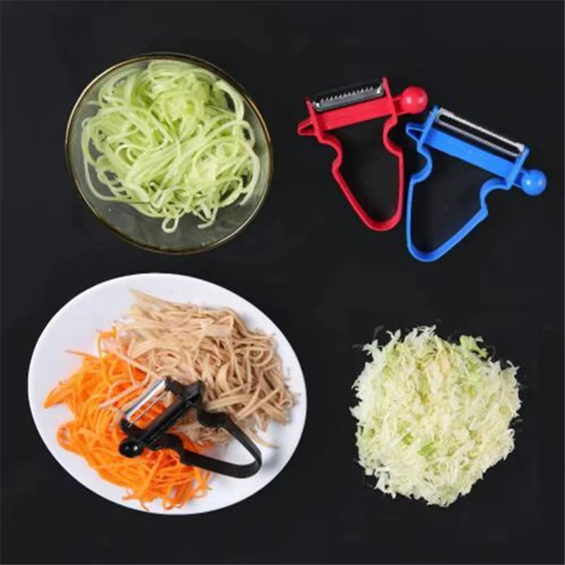 3pcs/set Magic Trio Peeler Set Shredder Slicer Peeler Julienne Cutter For Vegetable Fruit Potato Cheese Onion-Trio Peelers 2025