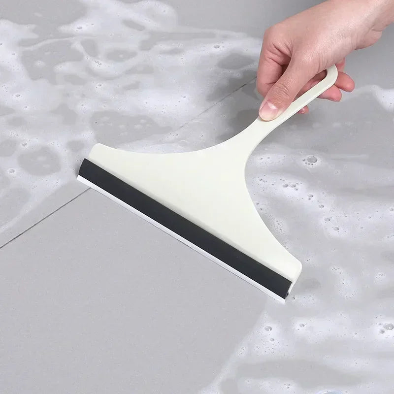 Squeegee Window Glass Wiper Scraper Household Cleaning Bathroom Mirror Cleaner with Silicone Blade Holder Hook Car Glass Shower