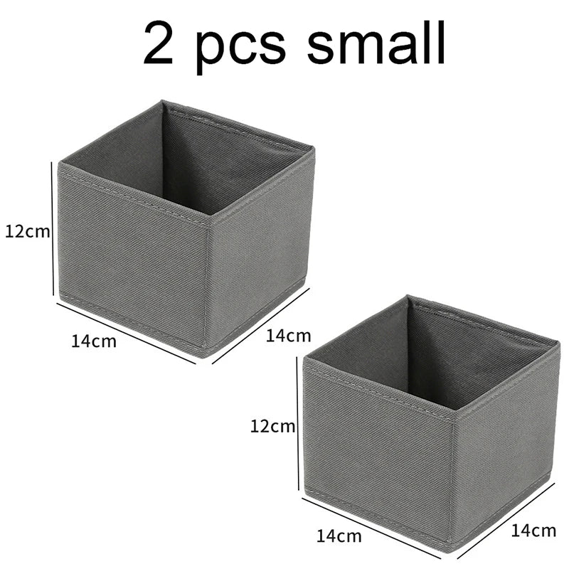 Drawer Organizer Non-woven Fabric Clothes Underwear Wardrobe Organizers Dividers Foldable Dresser Socks Closet Storage Baskets