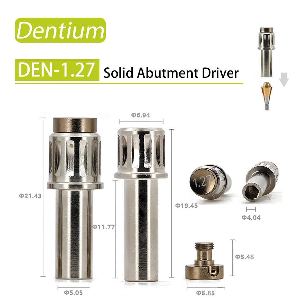 ITI Straumann Dentium Osstem Accessories Dental Implant Screw Driver Open Closed Tray Analog RC NC Cap