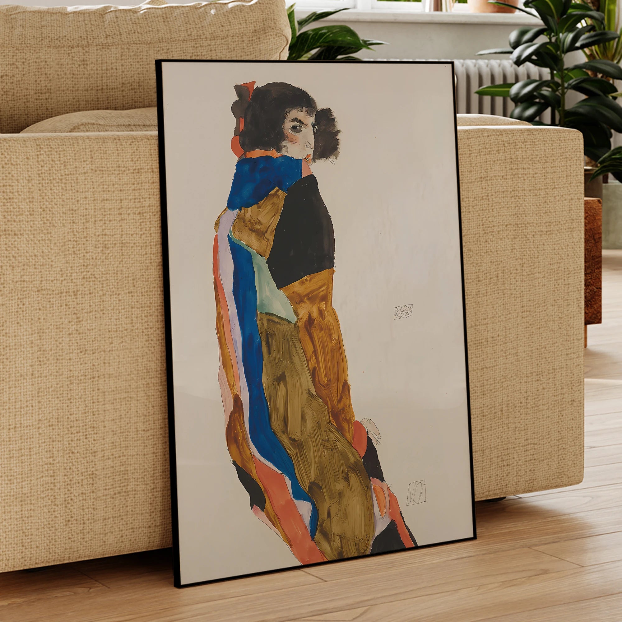 Modern Abstract Egon Schiele Moa Vintage Poster Wall Art Prints Canvas Painting Poster Picture For Living Room Home Decor