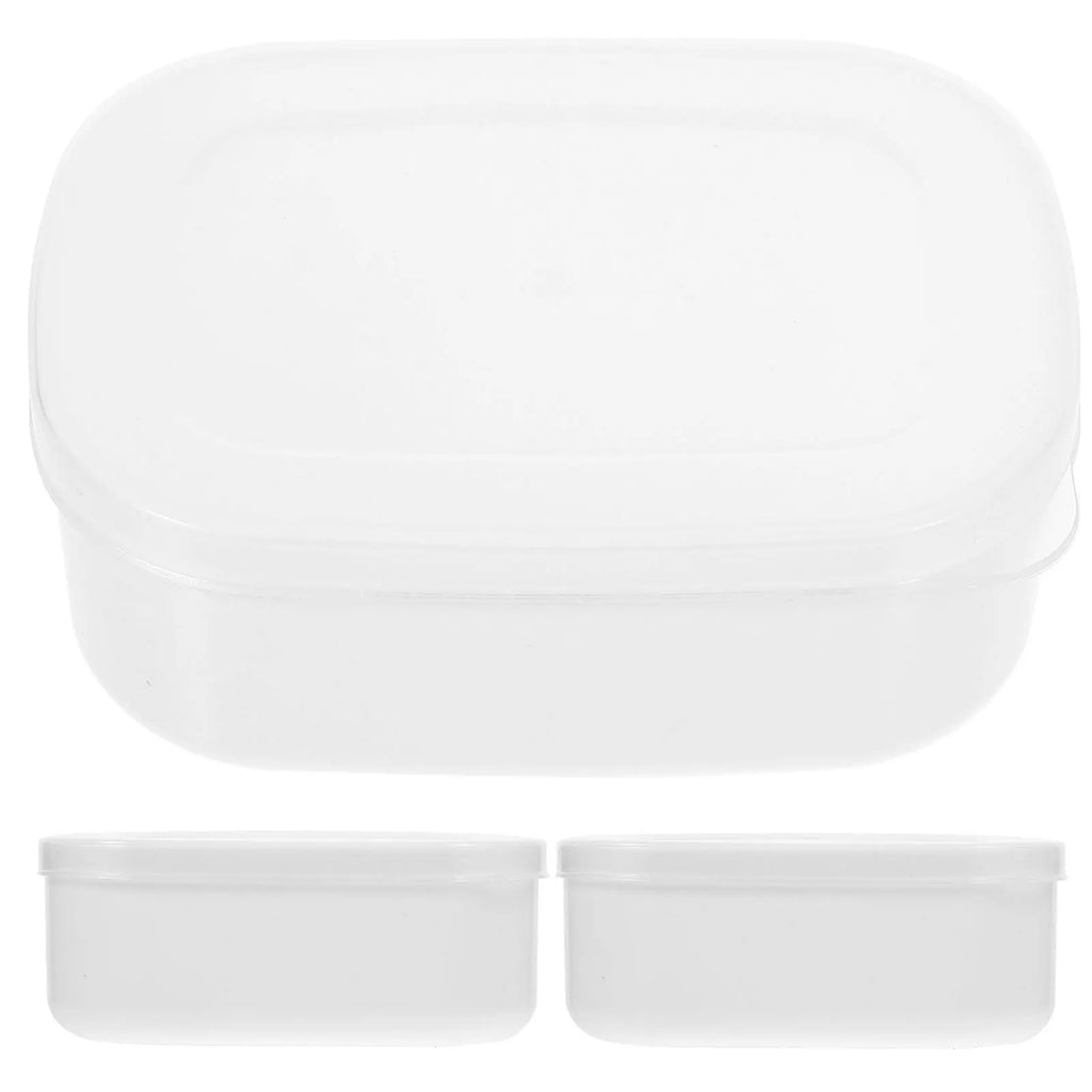 4Pcs Refrigerator Storage Boxes Airtight Portable Freezer Household Food Bento Organizer Practical Leakproof Kitchen