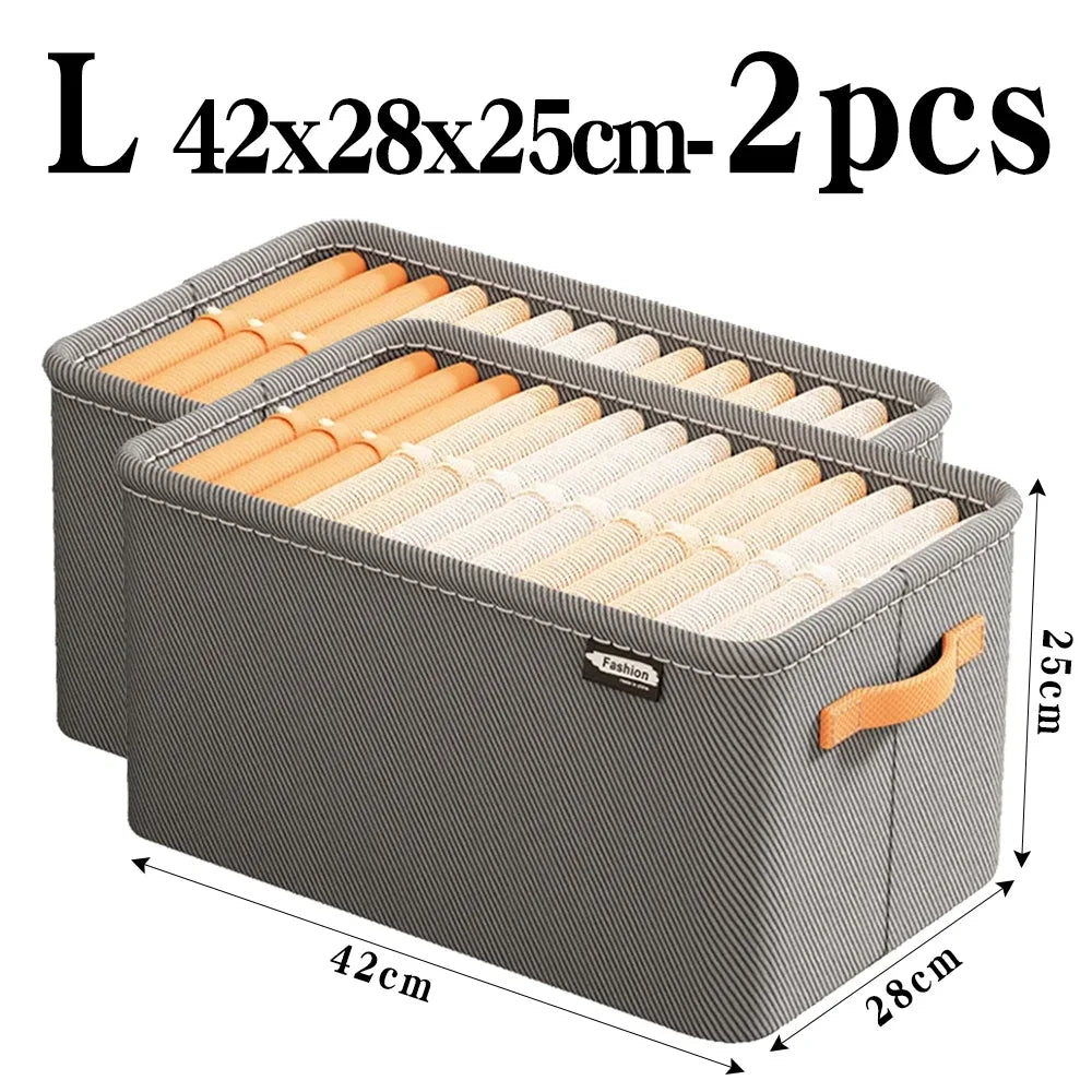 Thicken Clothes Organizer Pants Sweater Storage Cabinets Drawers Organizer Jeans Storage Box Wardrobe Clothes Storage Organizers