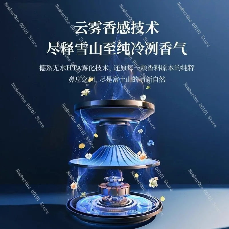 Smart Cloud Mist Car Diffuser Automatic Fragrance Sprayer Intelligent Air Freshener Luxury Scent Car Interior Decoration