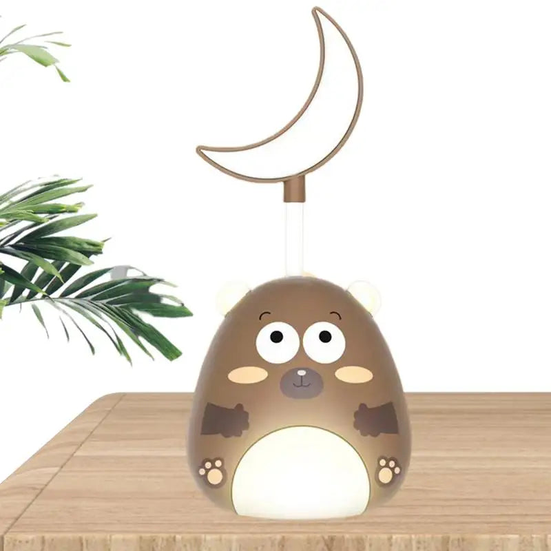 Cartoon Night Light Brightness Adjustable Bear Table Lamp Multiple Modes Light Cute Night Lamp For Bedroom Study Children Room