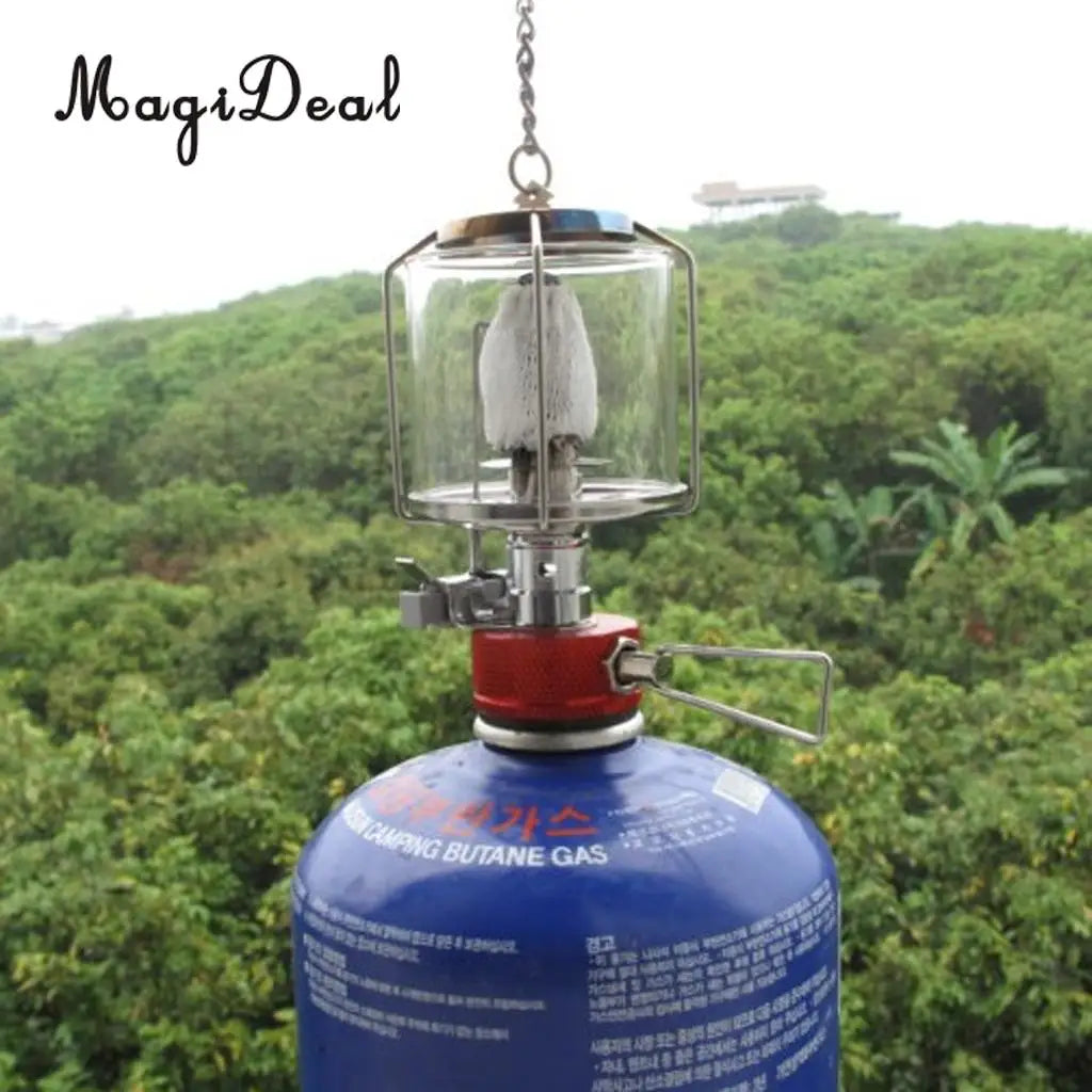 MagiDeal 3Pcs Universal Gas Lantern Mantles Resistant No Radiation Security Pollution Gas Lamp Shade Outdoor Camping Equipment