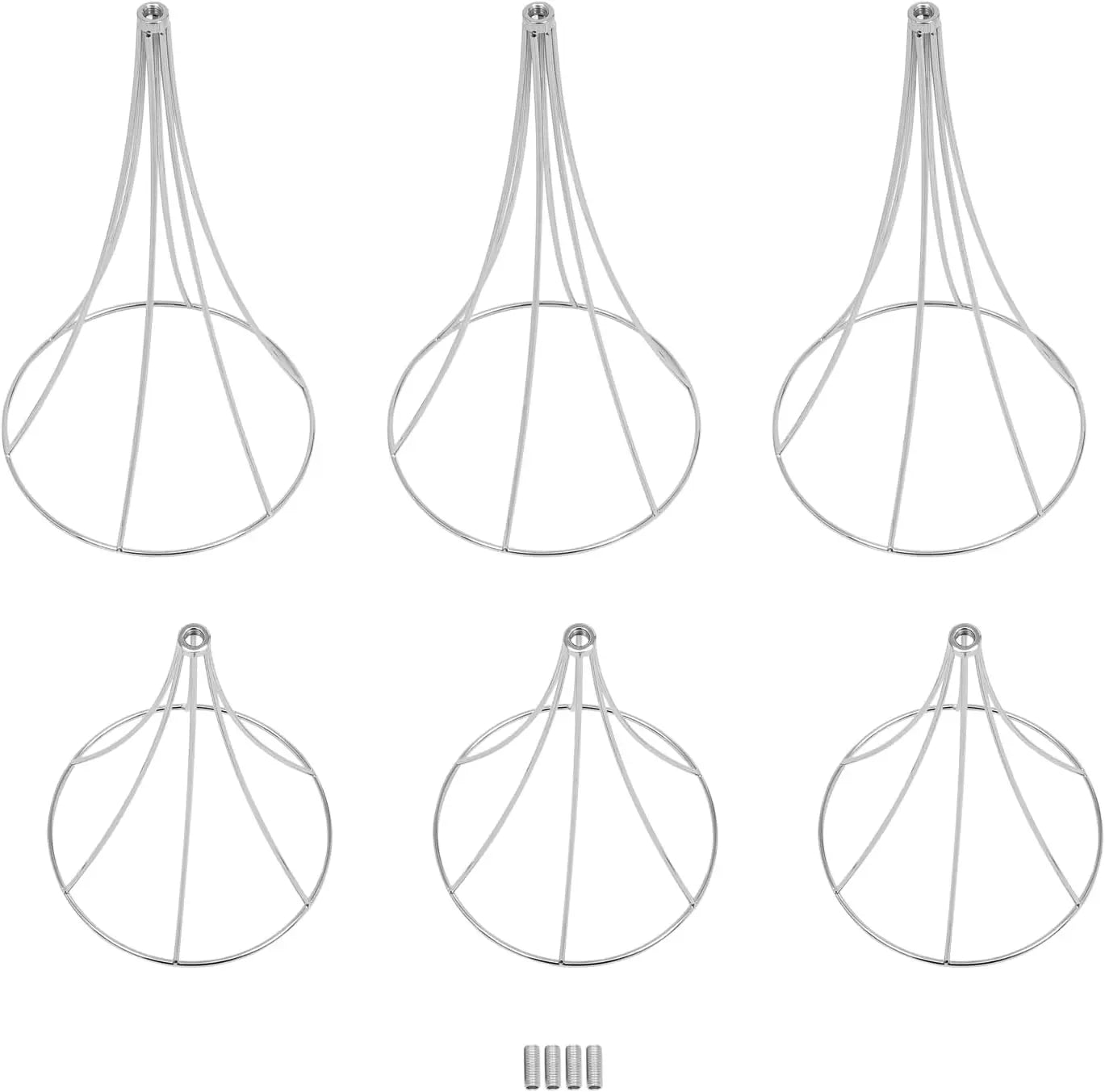 3 Pcs Tabletop Wedding Flower Vase, Metal Decorative Centerpiece, Artificial Flower