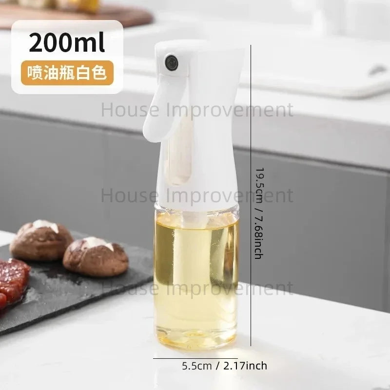 200/300/500ml Oil Sprayer for Cooking BBQ Salad Olive Oil Spray Dispenser Bottle Non-Slip Handle Suitable Kitchen Cooking Baking