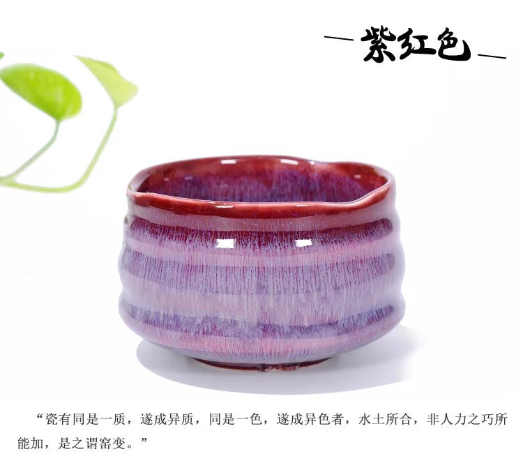 Matcha Bowl Ceramic Tea Set Accessories Tea Set Japanese Tea Ceremony Song Dynasty Tea Salad Soup bowl Special Matcha tea bowl